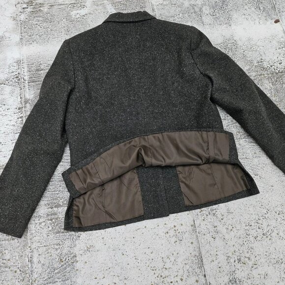 Norton Mcnaughton Women Blazer 100% Wool Two Button Style Jacket Size 10 - Picture 6 of 9